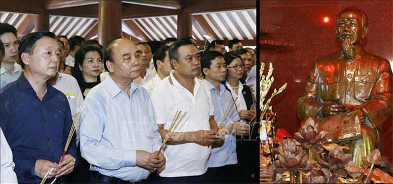 Chủ tịch nước dâng hương tưởng niệm 53 năm Ngày mất Chủ tịch Hồ Chí Minh 

